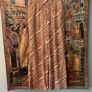 a new day Brown Striped Wide Leg Pants